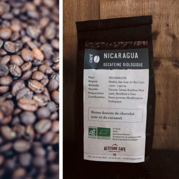 Café du Nicaragua Bio et décaféiné en grains