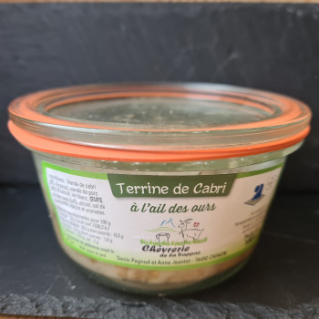 Terrine de cabri à l'ail des ours