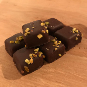 Bouchée chocolatée pistache