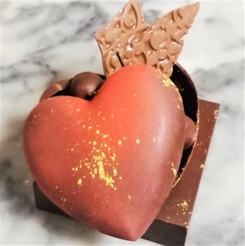 St Valentin - Coeur chocolat