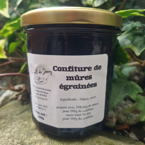 Confiture Mûre égrainée