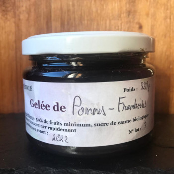 Gelée de pommes et framboises