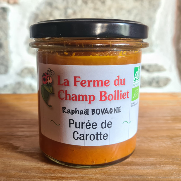 Purée de carottes BIO