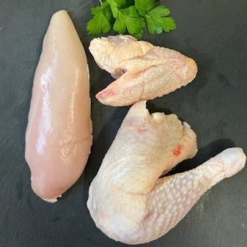 Poulet découpé